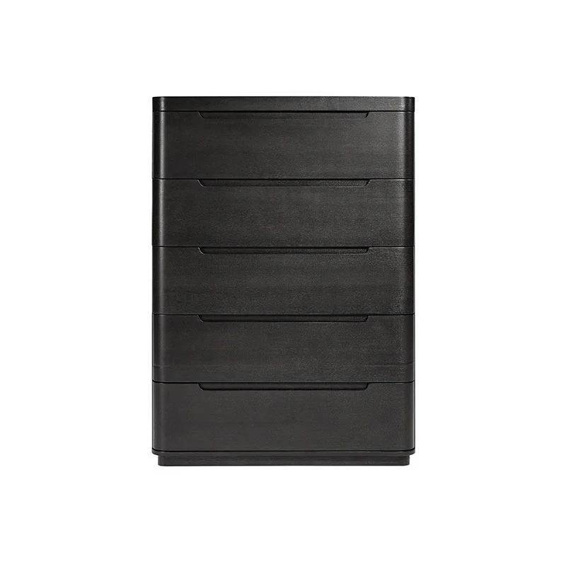 Ravona Modern Natural Wood 5-Drawer Chest - Image 12