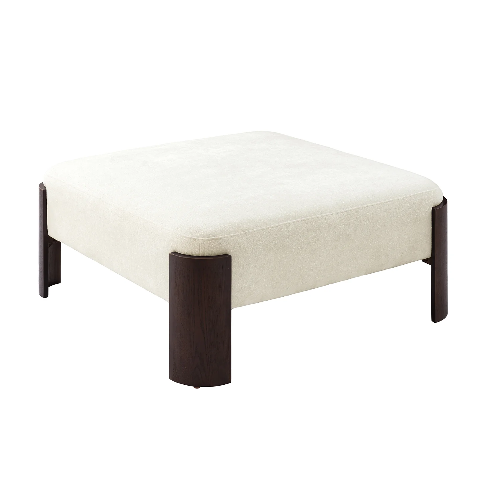 Savannah Modern Round Ottoman – Plush Chenille Footrest & Extra Seating - Image 11