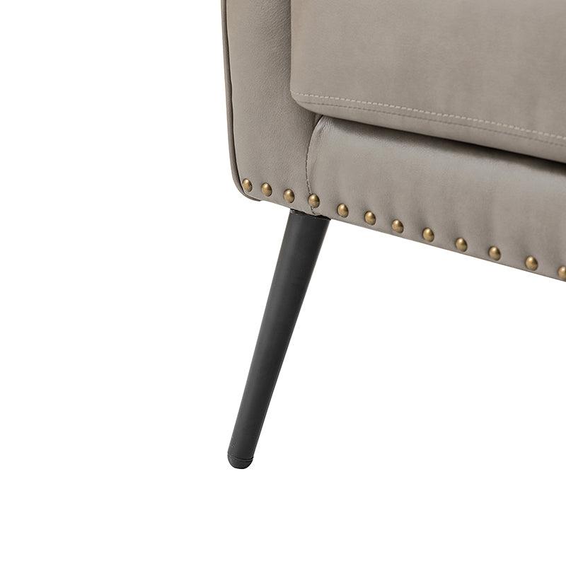 Shepherd Wingback Vegan Leather Armchair(Optional Types) - Image 40