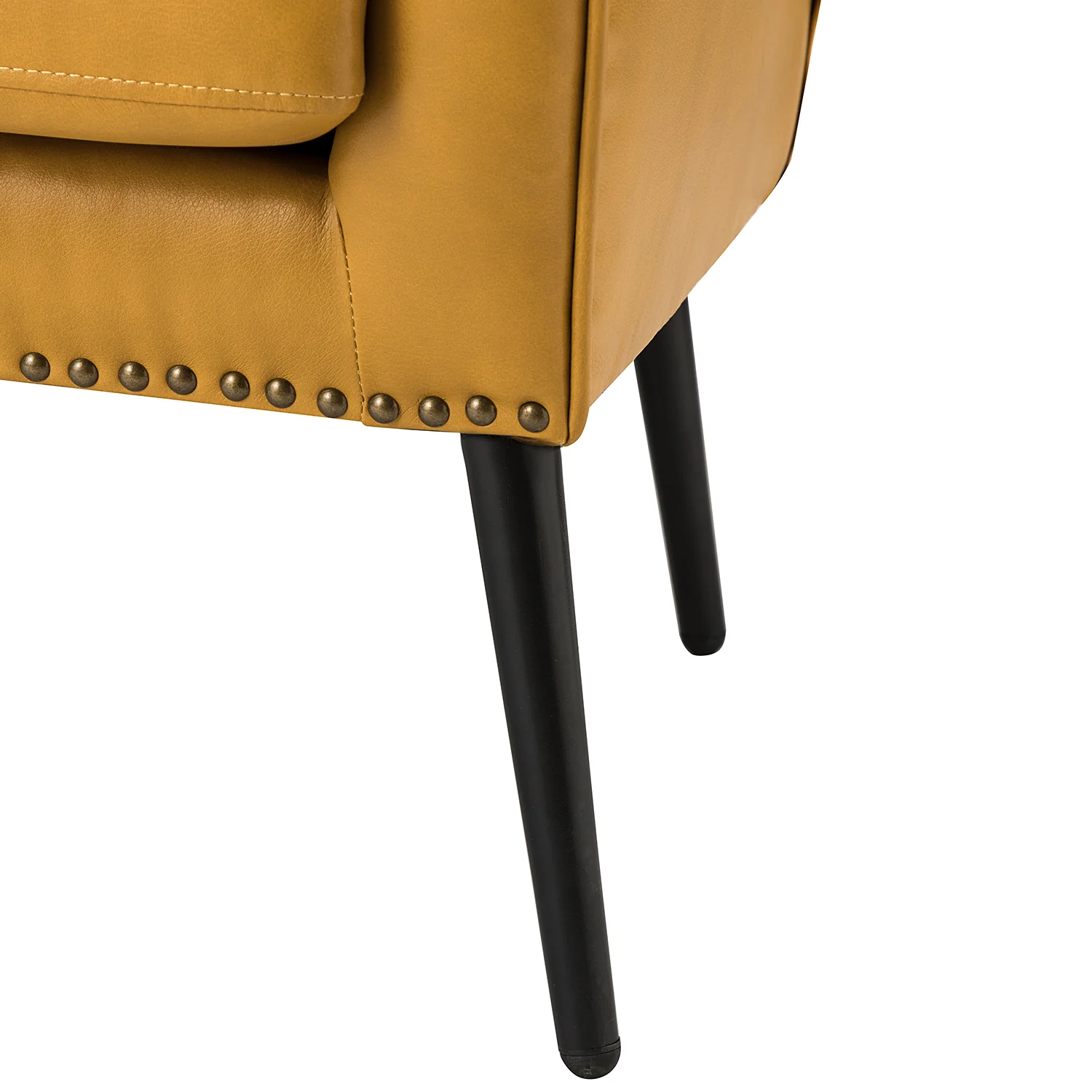 Shepherd Wingback Vegan Leather Armchair(Optional Types) - Image 78