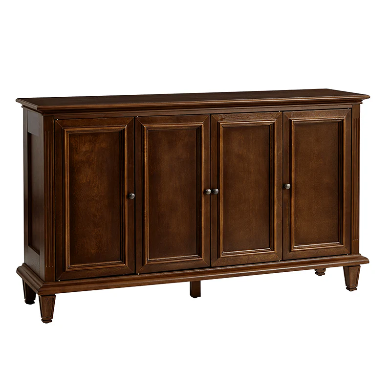 Mitchell 58" Wide Sideboard Buffet Cabinet with Wine Bottle Storage - Image 5