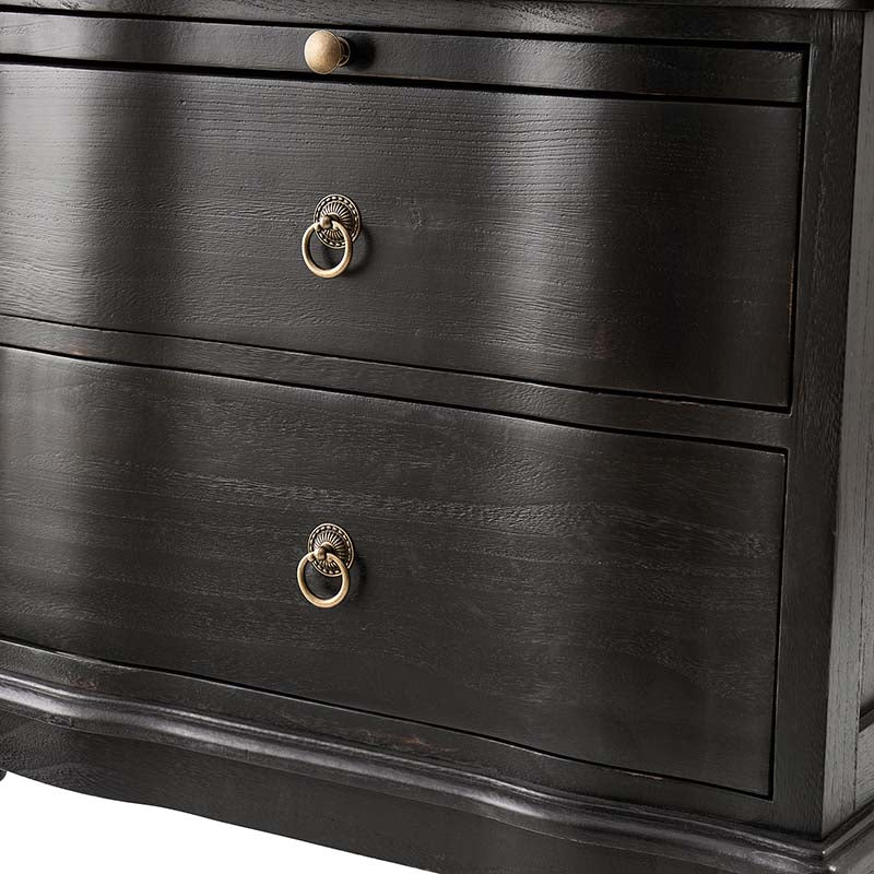 Solid Wood 2 Drawer End Table with Charging Ports & Pull-Out Shelf(Optional Types) - Image 24