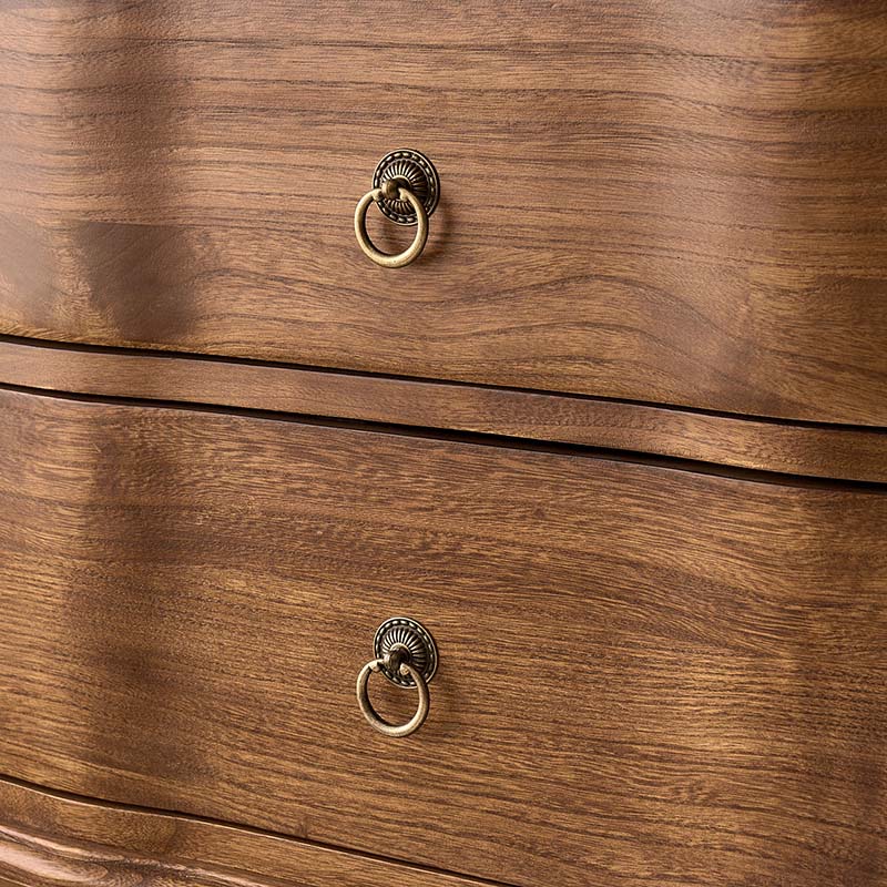 Solid Wood 2 Drawer End Table with Charging Ports & Pull-Out Shelf(Optional Types) - Image 5