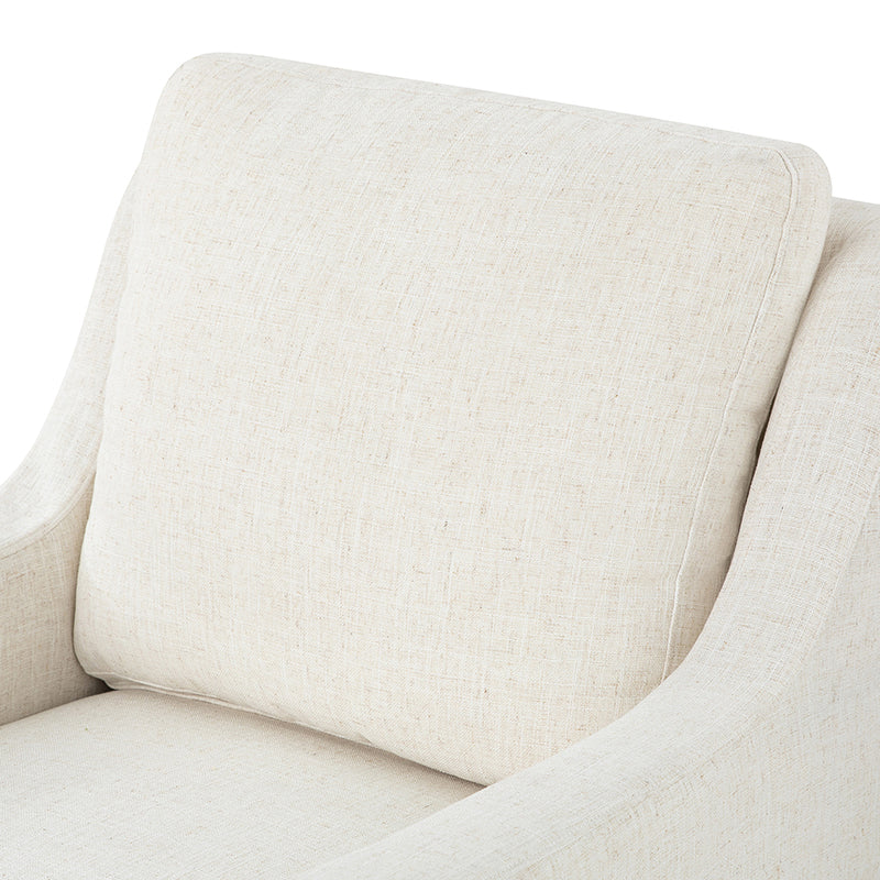 Stanley Glider Slipcovered Swivel Chair with Slope Arm(Optional Types) - Image 9