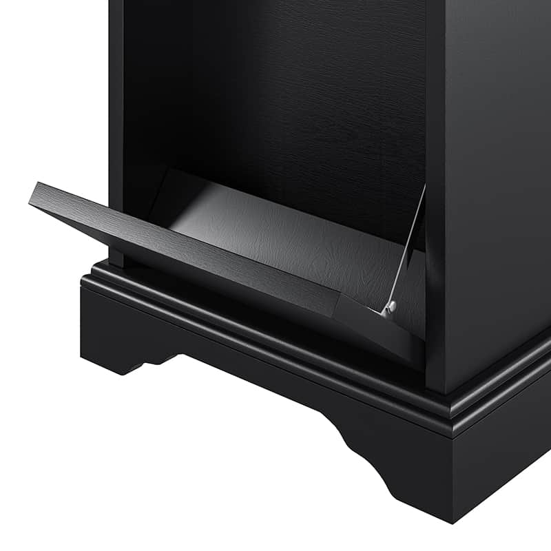 Roque Storage End Table with Hooded Wheels & Built-In Outlets(Optional Types) - Image 17