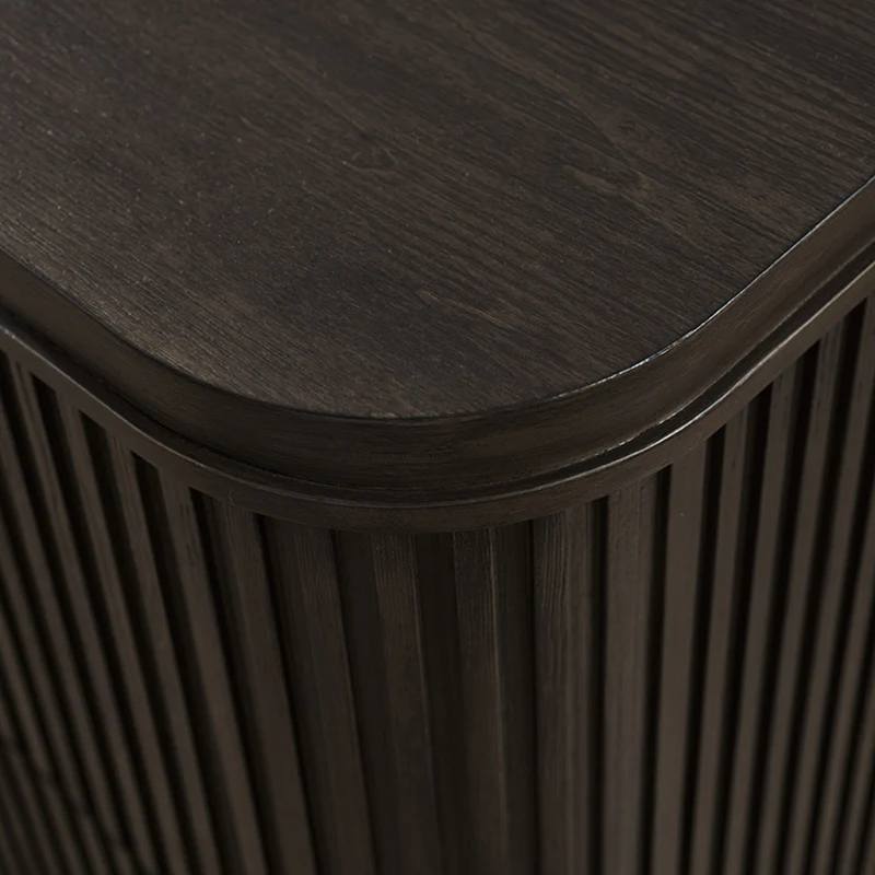 Verral Modern Solid Wood Fluted Dresser with 6 Drawers & Oak Texture - Image 14