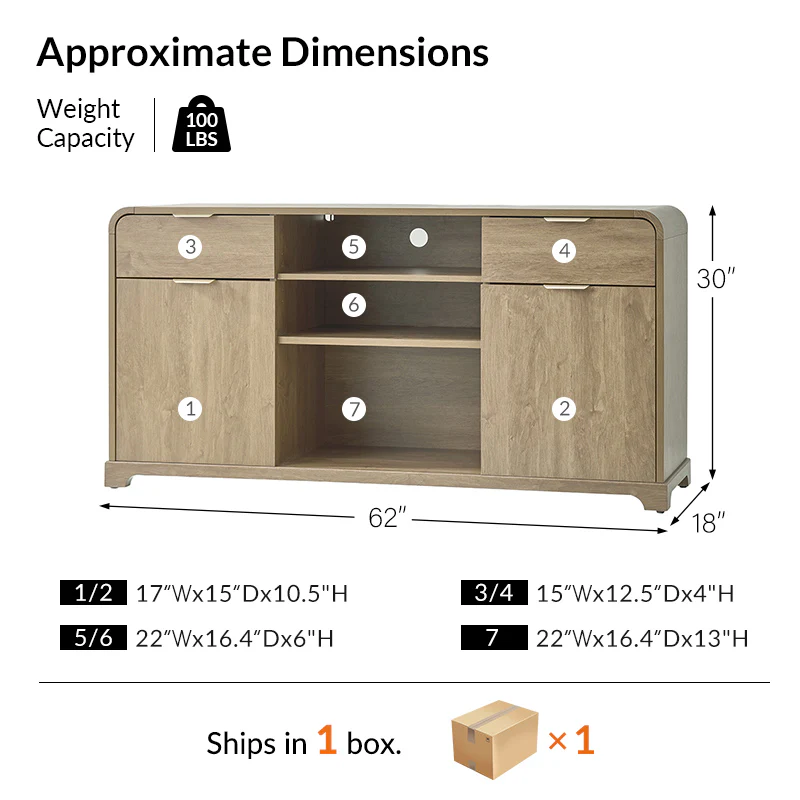 Victoria Modern Storage Cabinets - Image 3