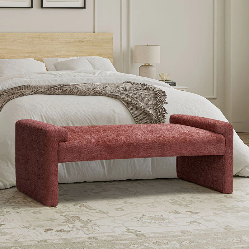 Vittoriano Upholstered Bed Foot Bench - Image 34