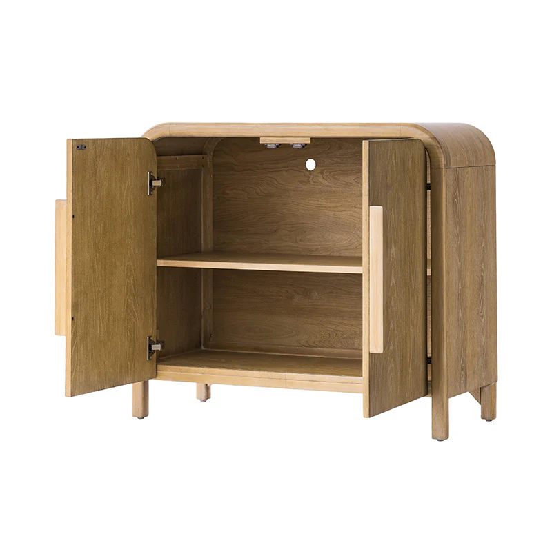 Vittorio Modern Accent Cabinet – Solid Wood Storage Console - Image 5